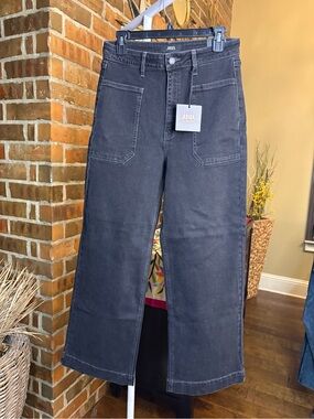 JBD Wide Leg Women’s Jeans in Washed Black